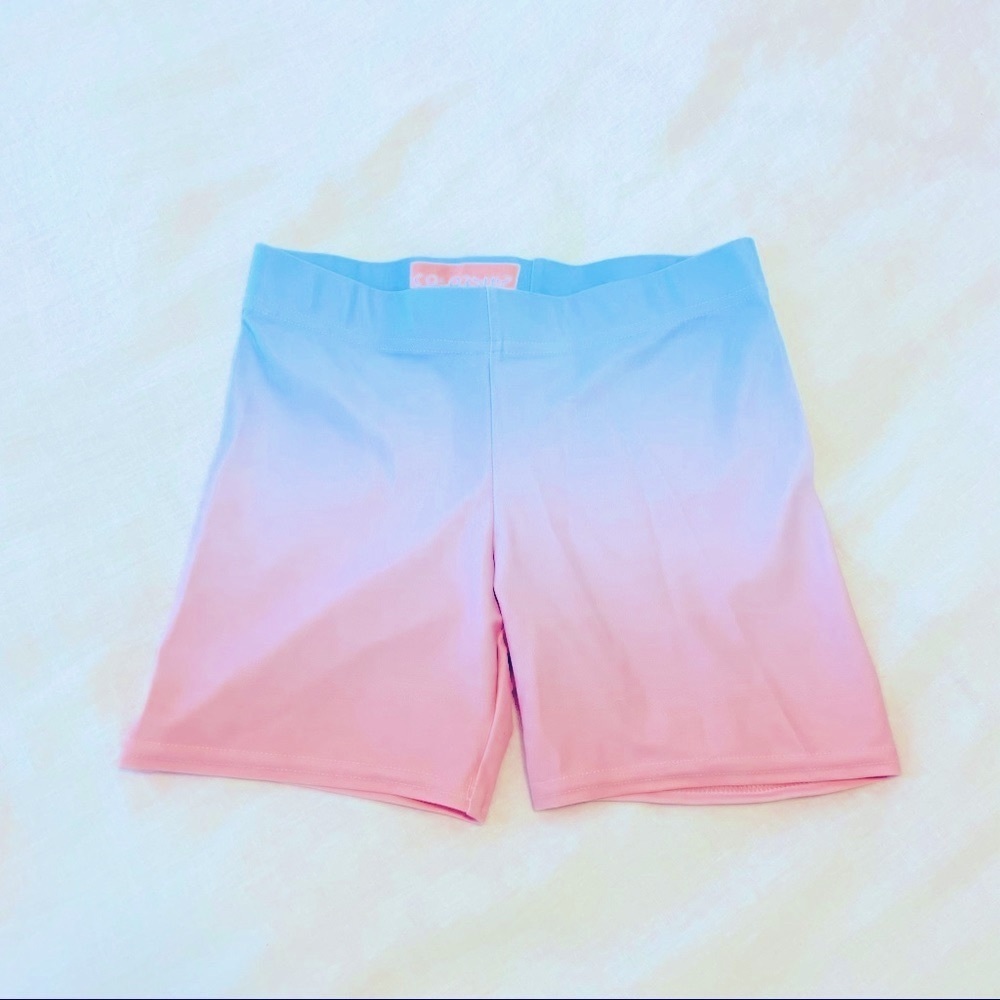 Fun Cute Stretchy Short Shorts in Pink Blue S